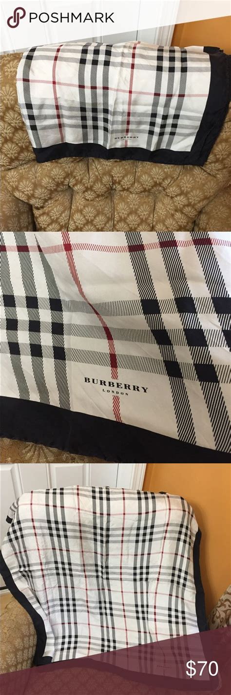 pre owned burberry scarves